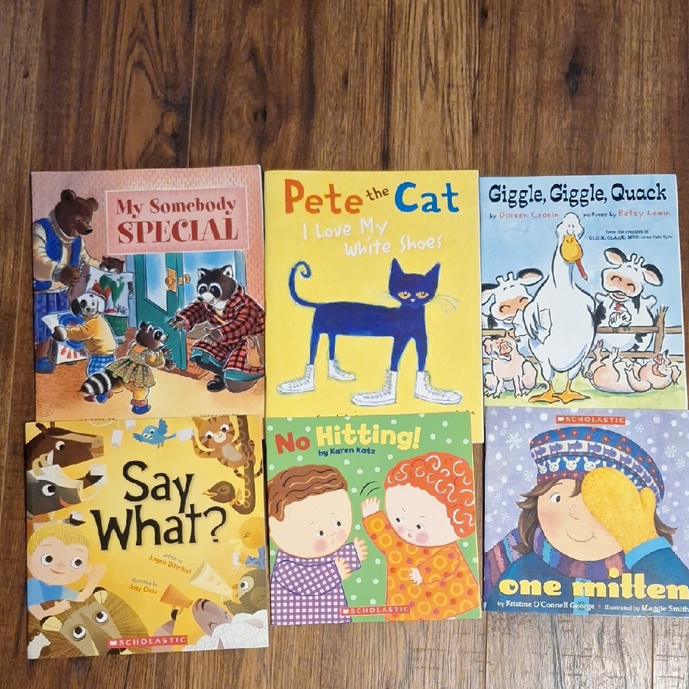 Lot Of 6 Paperback Scholastic Kids Books